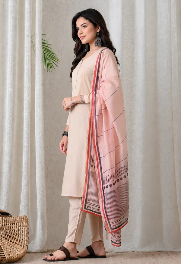 Peach_Straight_Kurta_Set_for_Women