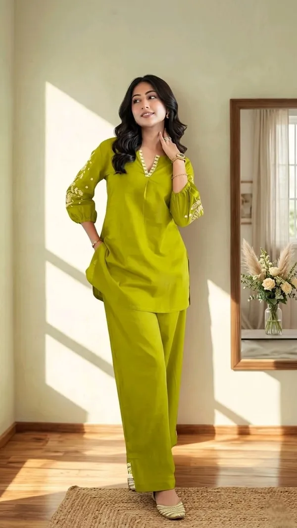 Green_Embroidered_Kurta_Pant_Set_for_Women