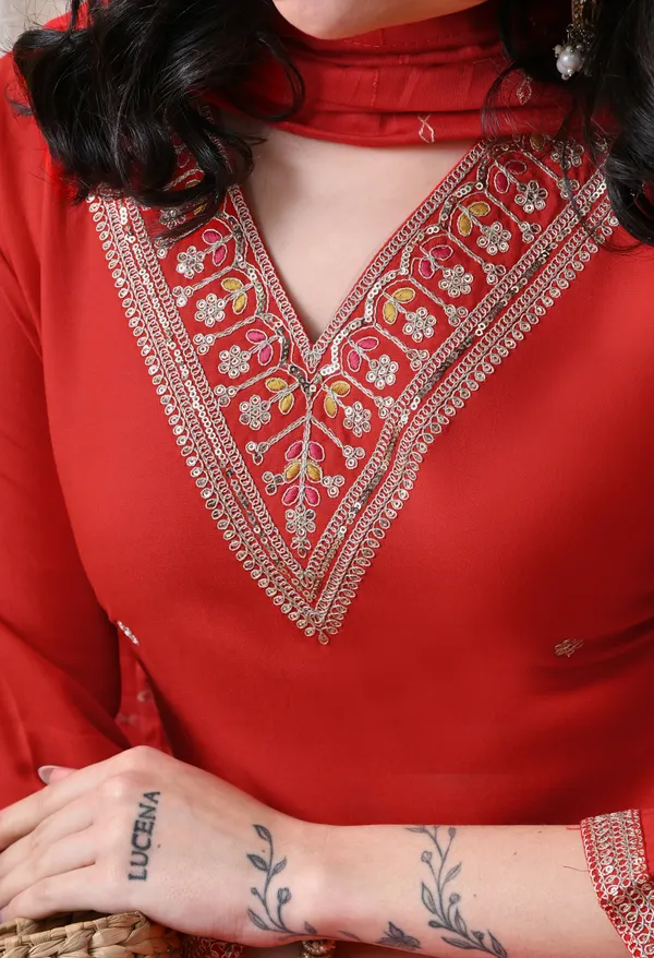 Red_Embroidered_Kurta_Set_for_Women