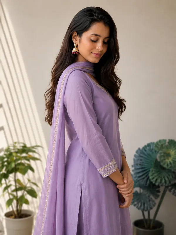 Lavender_Embroidered_Straight_Kurta_Set_for_Women