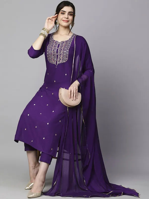 Purple_Straight_Kurta_Set_for_Women