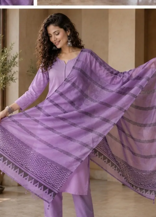 Lavender_Straight_Kurta_Set_For_Women