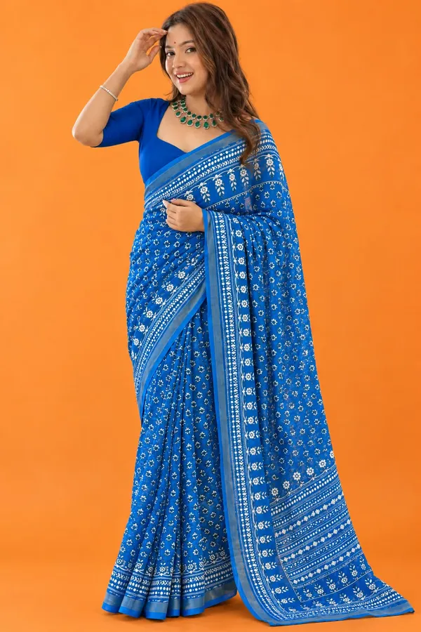 Blue_Printed_Saree_for_Women