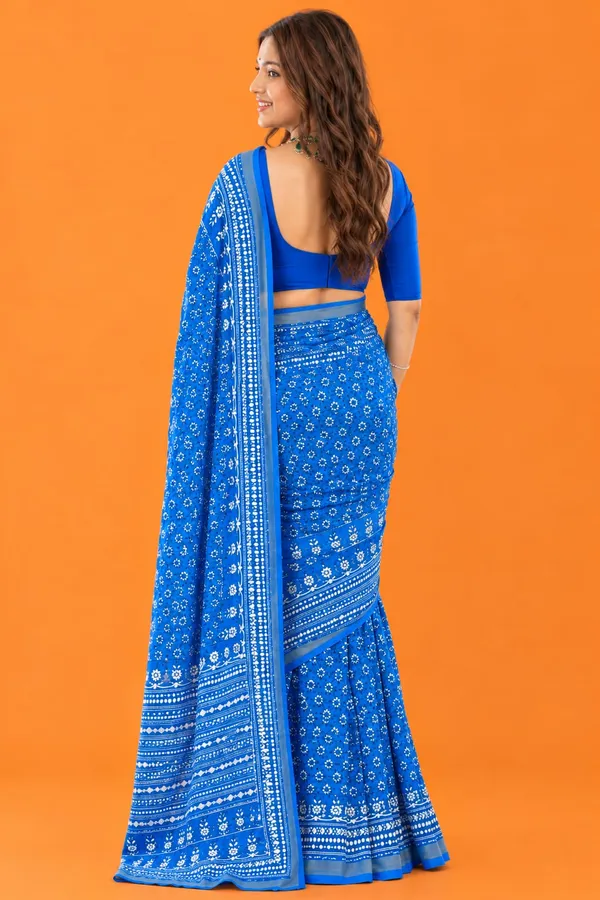 Blue_And_Magenta_Cotton_Saree_for_Women