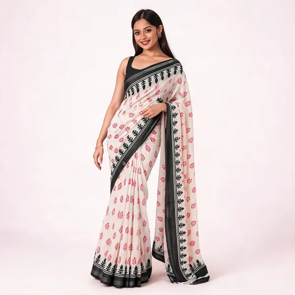 Off_White_Printed_Ethnic_Saree_for_Women
