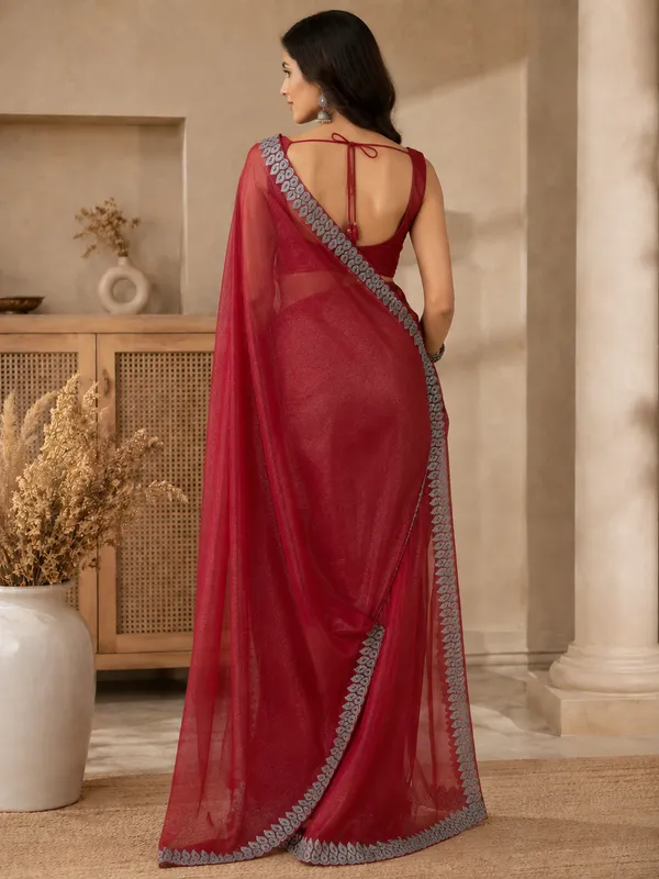 Red_Tissue_Net_Saree_With_Sirosky_Border