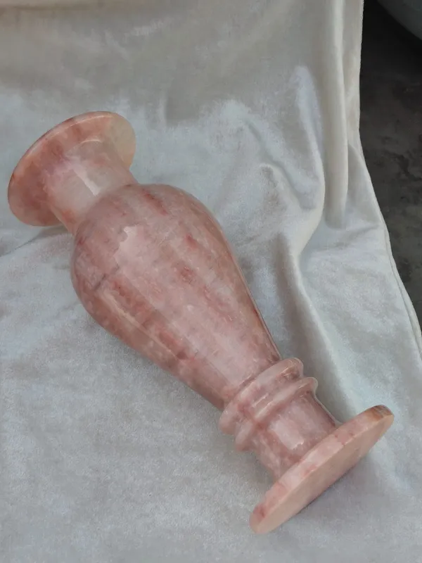 Handcrafted_Pink_Onyx_Vase_|_Natural_Stone_Flower_Vase_|_Elegant_Home_Decor