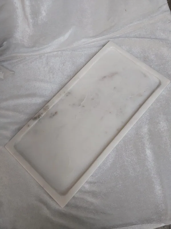 White_Rectangular_Marble_Tray