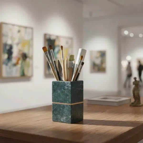 Marble_Modern_Rectangular_Paint_Brush_Holder