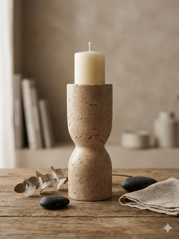 Handmade_Travertine_Candle_Holder_|_Minimalist_Natural_Stone_Candlestick_|_Rustic_Home_Decor