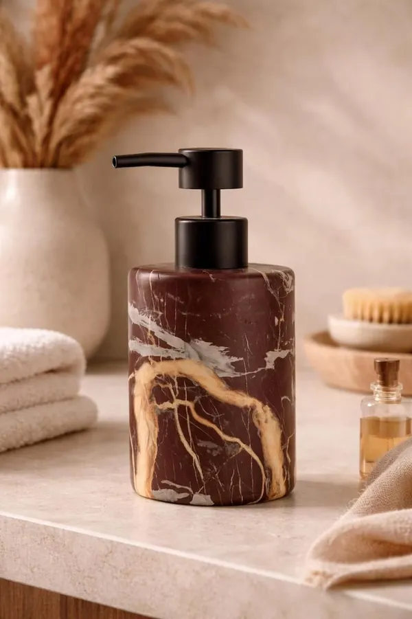 Rosso_Levanto_Marble_Soap_Dispenser_|_Luxury_Red_Marble_Lotion_Pump