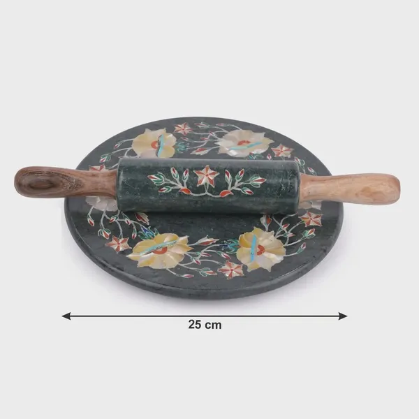 Marble_Traditional_Floral_Chakla_Belan_Set