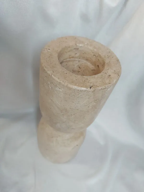 Handmade_Travertine_Candle_Holder_|_Minimalist_Natural_Stone_Candlestick_|_Rustic_Home_Decor