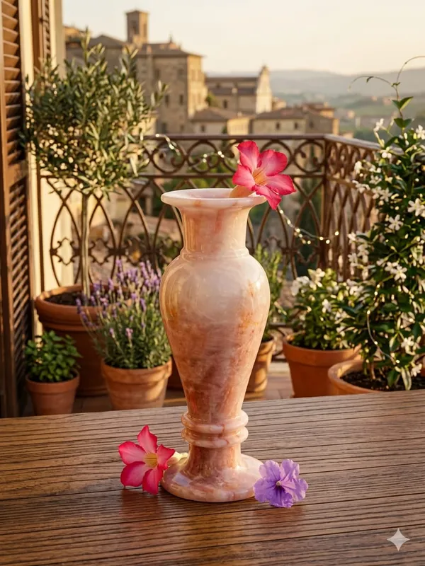 Handcrafted_Pink_Onyx_Vase_|_Natural_Stone_Flower_Vase_|_Elegant_Home_Decor