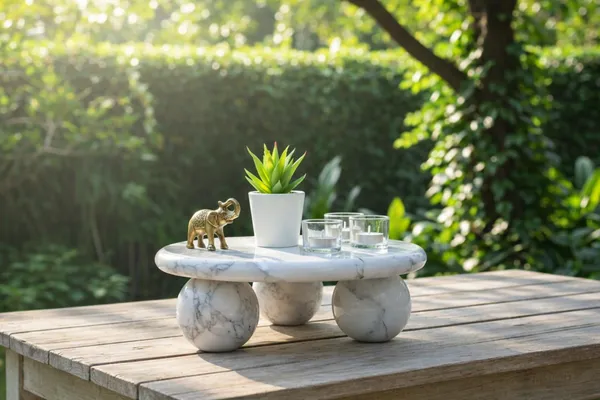 White_Marble_Modern_Round_Coffee_Table