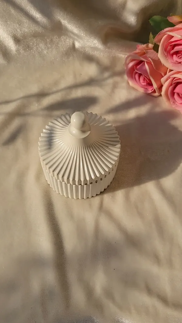 White_Ribbed_Decorative_Lidded_Jar