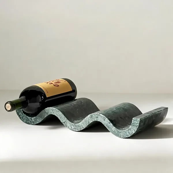 Green_Marble_Wave_Sculptural_Wine_Bottle_Holder