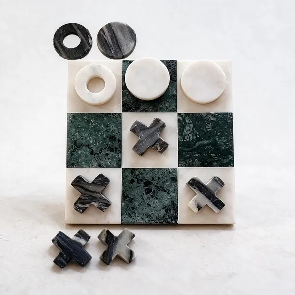 Green_White_Marble_Tic_Tac_Toe_Board_Game_Set