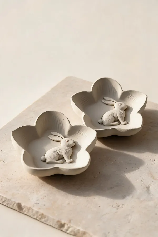 Concrete_Floral_Rabbit_Motif_Trinket_Tray_-_Pack_of_2
