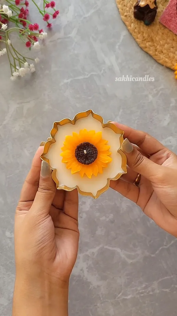 Sunflower_Urli_Candle__Pack_Of_2