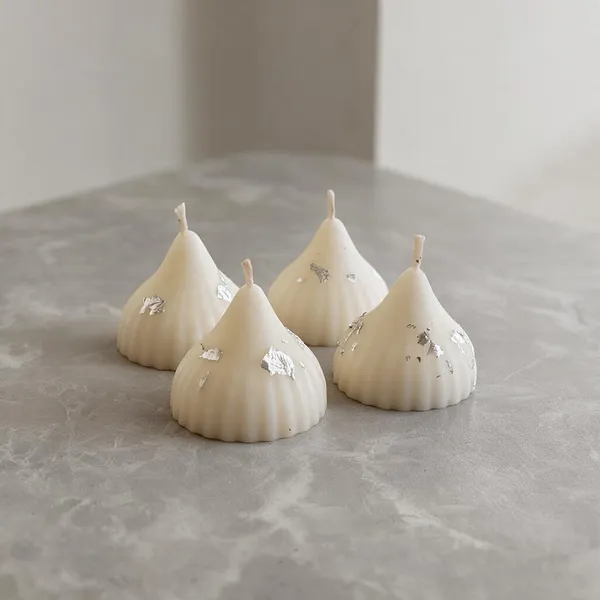 White_Modak_Candle__Pack_Of_4