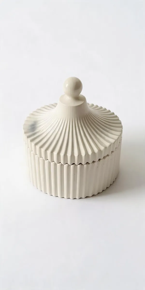 Concrete_Ribbed_Fluted_Lidded_Decorative_Jar