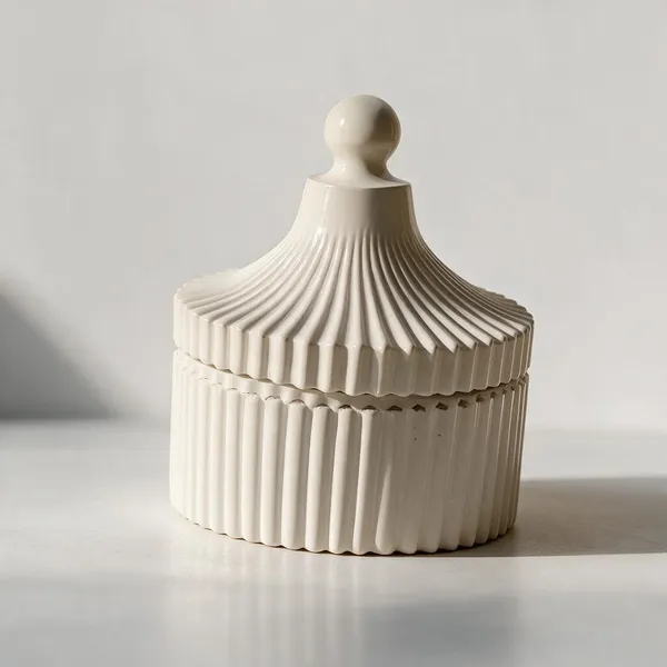 Concrete_Ribbed_Fluted_Lidded_Decorative_Jar