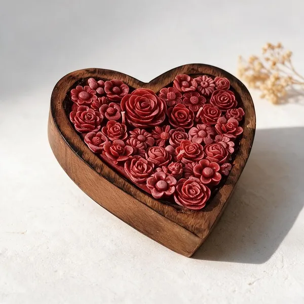 Soy_Wax_Wood_Romantic_Floral_Heart_Shaped_Decorative_Box