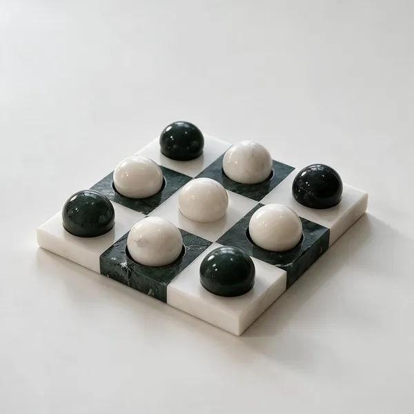 Green_White_Marble_Tic_Tac_Toe_Board_Game