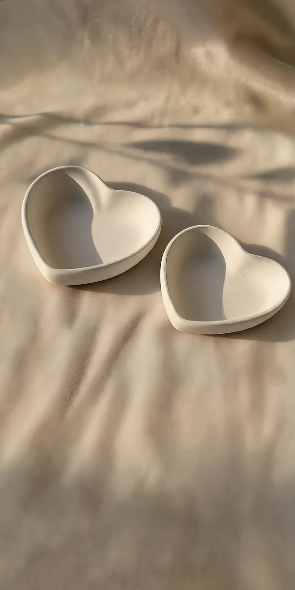 White_Concrete_Heart_Shape_Trinket_Dish_Pack_of_2