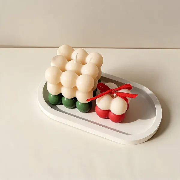 Soy_Wax_Bubble_Design_Decorative_Candle_Set