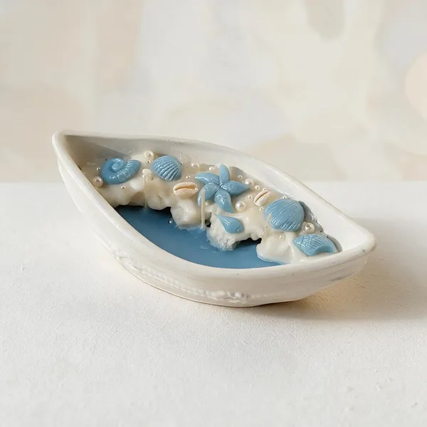 Soy_Wax_Coastal_Shell_Boat_Decorative_Candle