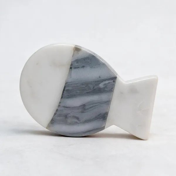 White_Marble_Abstract_Geometric_Spoon_Rest