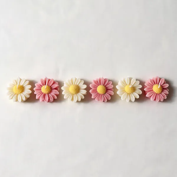 Soy_Wax_Pink_Daisy_Floral_Decorative_Candle_Pack_of_5