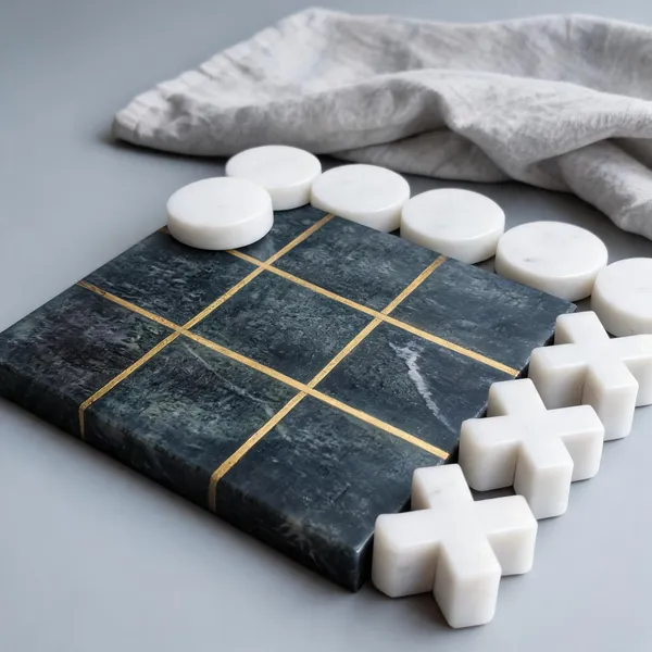 Black_Marble_Gold_Grid_Tic_Tac_Toe_Board_Game_Set