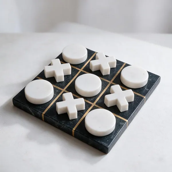 Black_Marble_Gold_Grid_Tic_Tac_Toe_Board_Game_Set