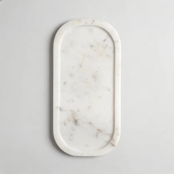 White_Marble_Veined_Rectangular_Serving_Tray