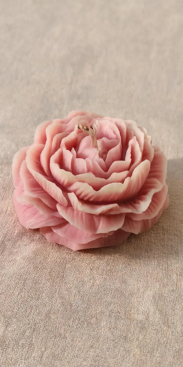 Soy_Wax_Floral_Peony_Shaped_Decorative_Candle_-_Pack_of_2