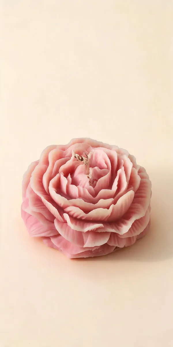 Soy_Wax_Floral_Peony_Shaped_Decorative_Candle_-_Pack_of_2