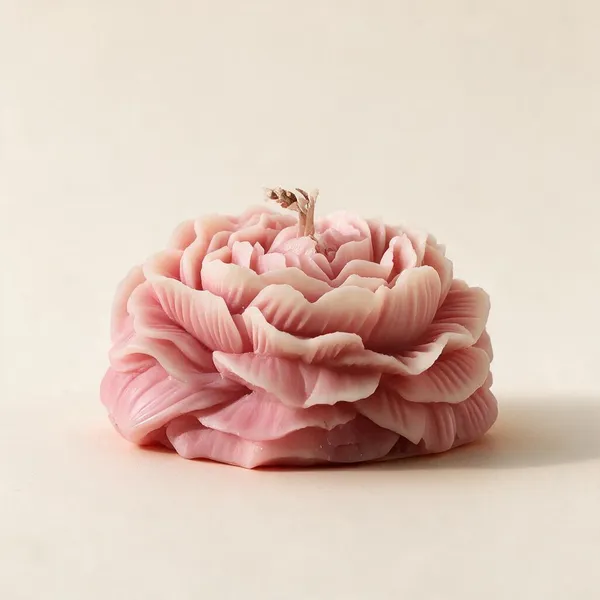 Soy_Wax_Floral_Peony_Shaped_Decorative_Candle_-_Pack_of_2