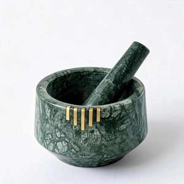 Green_Marble_Gold_Accent_Mortar_And_Pestle