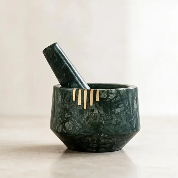 Green_Marble_Gold_Accent_Mortar_And_Pestle