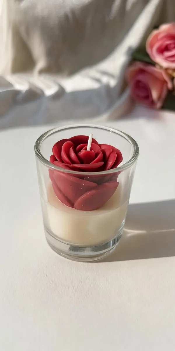 Soy_Wax_Glass_Votive_Floral_Rose_Candle