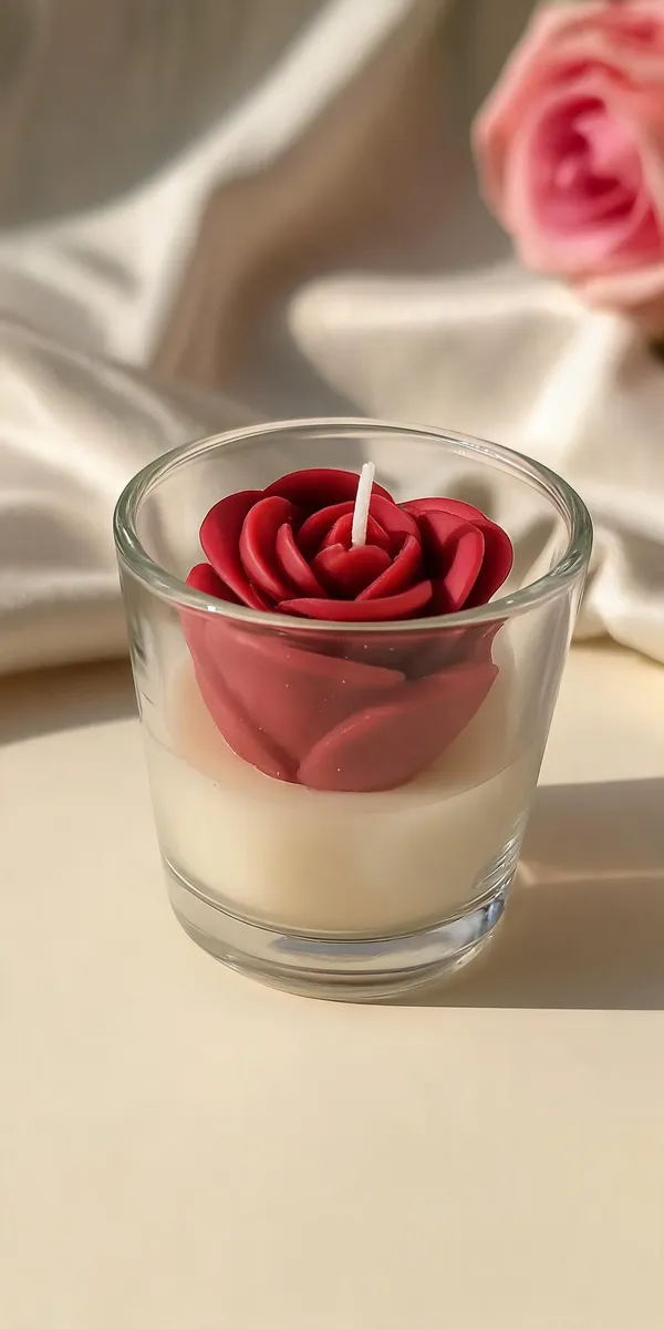 Soy_Wax_Glass_Votive_Floral_Rose_Candle