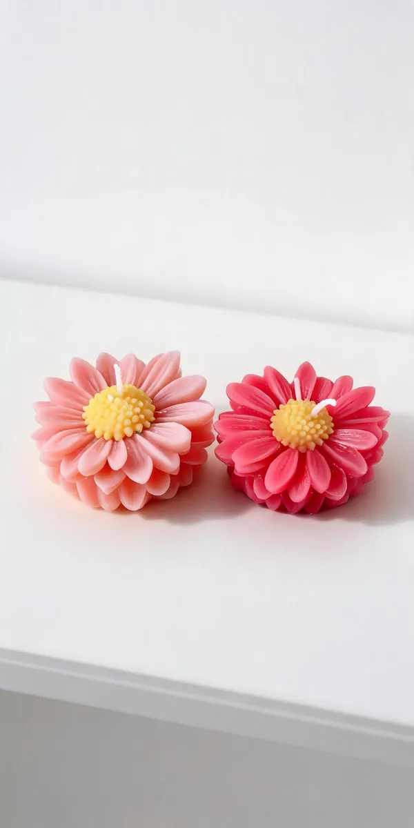 Soy_Wax_Floral_Daisy_Shaped_Decorative_Candle_Set_Of_2_-_Pack_of_3