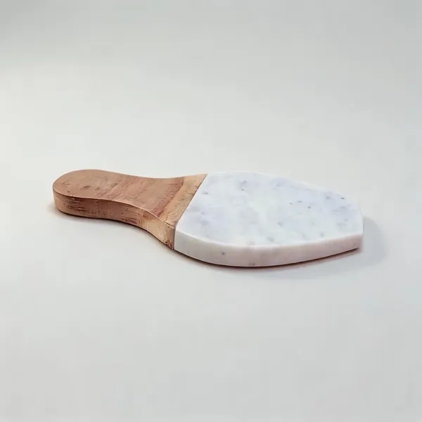 White_Marble_Wood_Handle_Kitchen_Spoon_Rester
