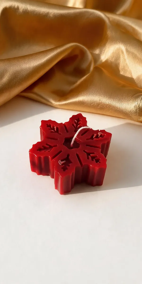 Soy_Wax_Festive_Snowflake_Shaped_Decorative_Candle