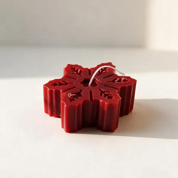 Soy_Wax_Festive_Snowflake_Shaped_Decorative_Candle