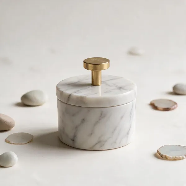 White_Marble_Minimalist_Round_Lidded_Trinket_Box