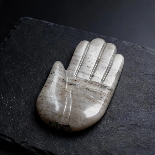 Grey_Marble_Hand_Shaped_Massage_Tool